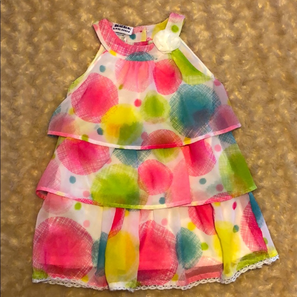 Sleeveless, Bright Toddler Dress